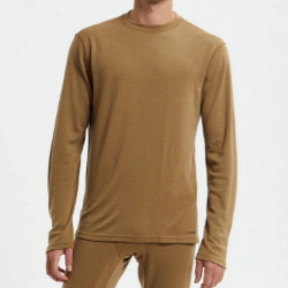 Filson Mens Long Sleeve Merino Wool Crew Neck Tee Shirt Sz L Outdoorsmen Camping - Picture 1 of 13